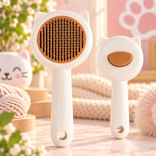 Brosse démêlante avec retrait facile des poils