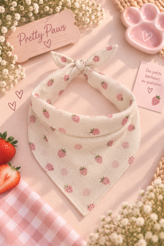 Bandana fraises 🍓