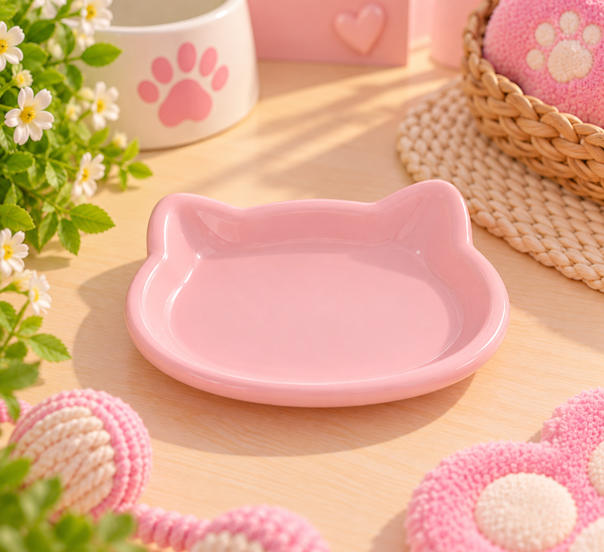 Assiette gamelle pour chat