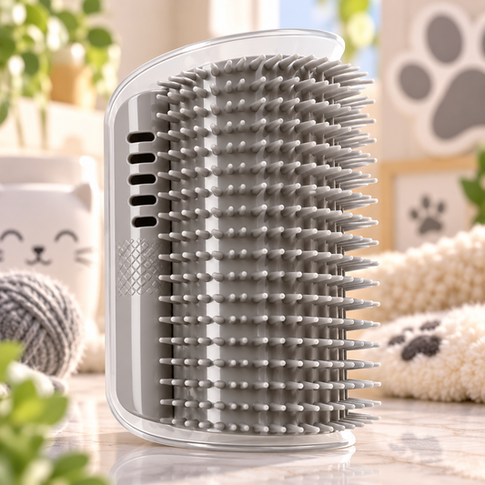 Brosse murale de massage pour chat