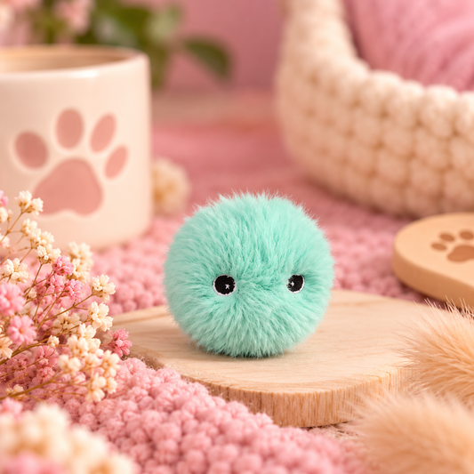 Balle interactive sonore pour chat - Menthe